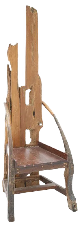 French Sculptural Chair, 1940s