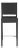 Hawkins Indoor-Outdoor Barstool in Black For Sale