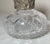 Antique Ornate Sterling Silver Cut Crystal Scent Cologne Perfume Bottle Jar For Sale - Image 9 of 11