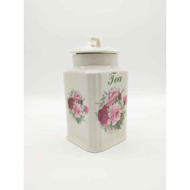 Ceramic English Staffordshire Ironstone Storage Canisters from D&N England, 1970s, Set of 3 For Sale - Image 7 of 16