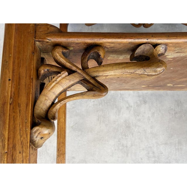 Art Nouveau Side Table in the style of Émile Gallé, France, 1890 For Sale - Image 11 of 17