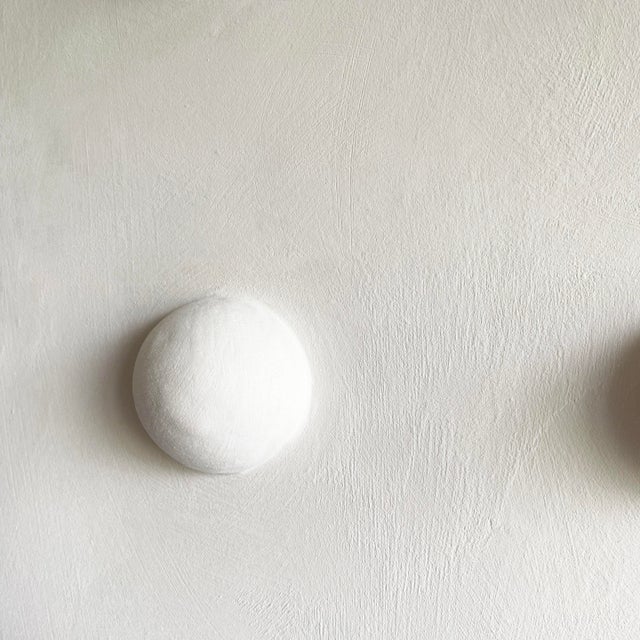 Not Yet Made - Made To Order Minimalist 3d Wall Sculpture Art | Large Textured White Wall Panel | Modern Abstract Statement Piece 48"x72" For Sale - Image 5 of 5