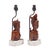 Pair of Balinese Carved Klungkung Wood Bust Lamps, 1920-40 For Sale In Chicago - Image 6 of 13