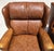Brown Vintage Motioncraft Chippendale Leather Wingback Recliners Ball & Claw Pair For Sale - Image 8 of 16