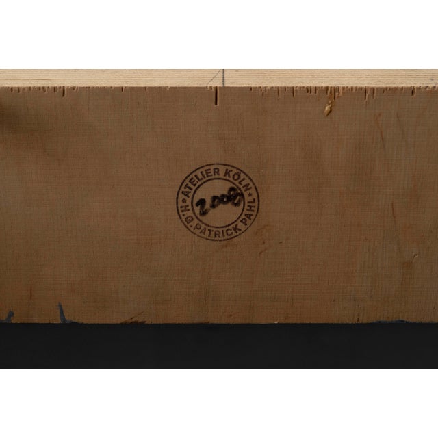 Brutalist Constructivist Table in Cherrywood by H.G. Patrick Pahl, 2008 For Sale - Image 16 of 18