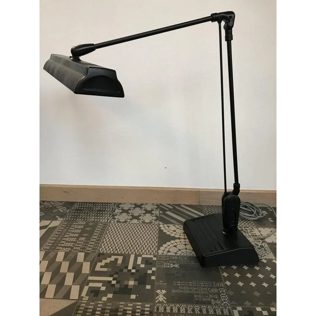 Black Desk Lamp with Swing Arm, 1960s For Sale - Image 6 of 6