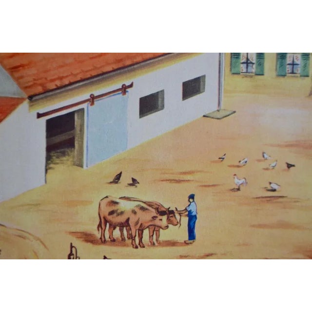 Boho Chic School Poster Depicting Dairy from Éditions Rossignol For Sale - Image 3 of 7