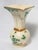Japanese Late 19th Century Japanese Satsuma Miniature Vase With Green Leaves and Branches, and Beautiful Flowers in Relief in White For Sale - Image 3 of 18