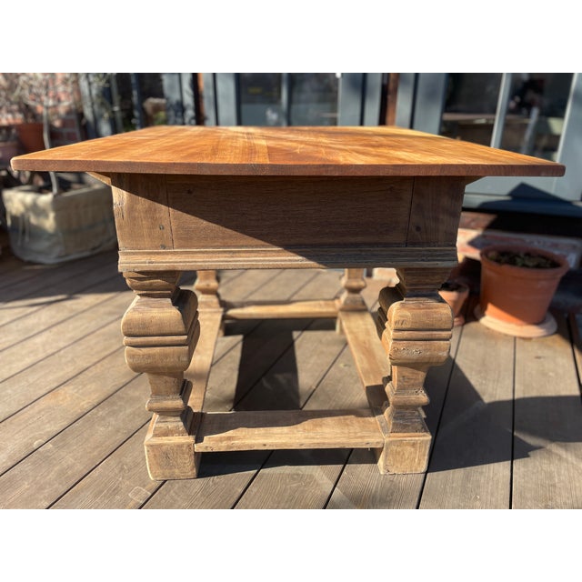 Antique Baroque Oak Table For Sale - Image 6 of 11
