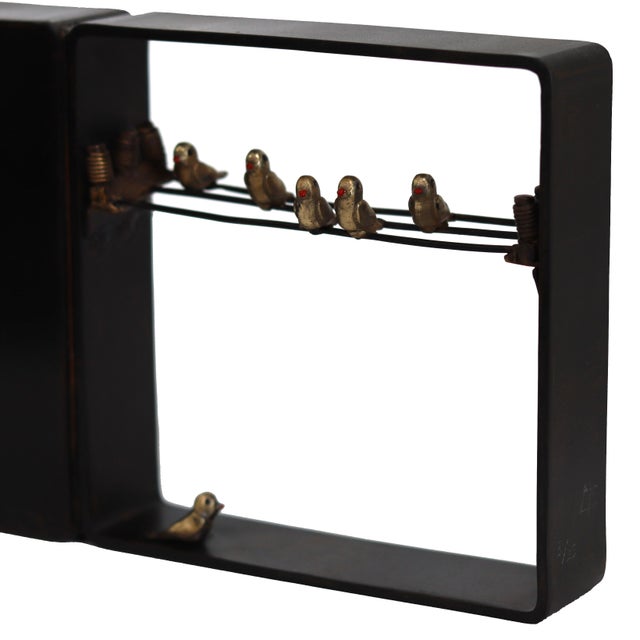 Metal True to Oneself 3 - Limited Edition Contemporary Bronze and Iron Sculpture For Sale - Image 7 of 9