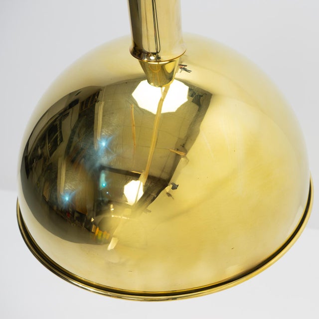 Adjustable Counterweight Pendant in Brass attributed to Florian Schulz, 1970s For Sale - Image 11 of 12
