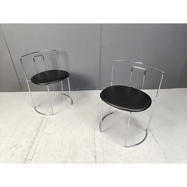 Gaja Chairs by Kazuhide Takahama for Studio Simon, 1980s, Set of 8 For Sale - Image 6 of 11