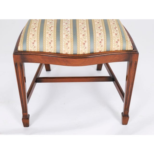 Mid-Century English Harrods Shield Back Dining Chairs, Set of 12 For Sale - Image 14 of 17