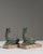Pair of 1920s French Forest Green Art Deco Signed Figures on Marble Bases For Sale - Image 10 of 15