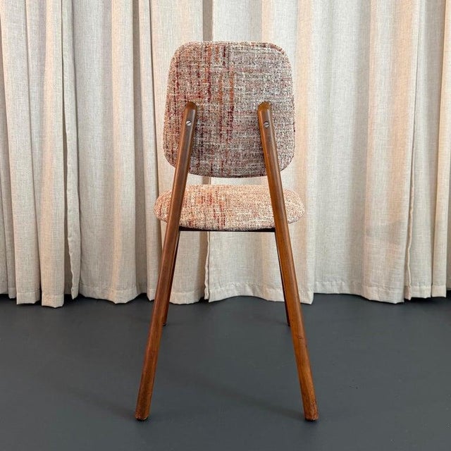 Mid-Century Modern Sculptural Walnut Side Chair by Bertha Schaefer For Sale In New York - Image 6 of 8