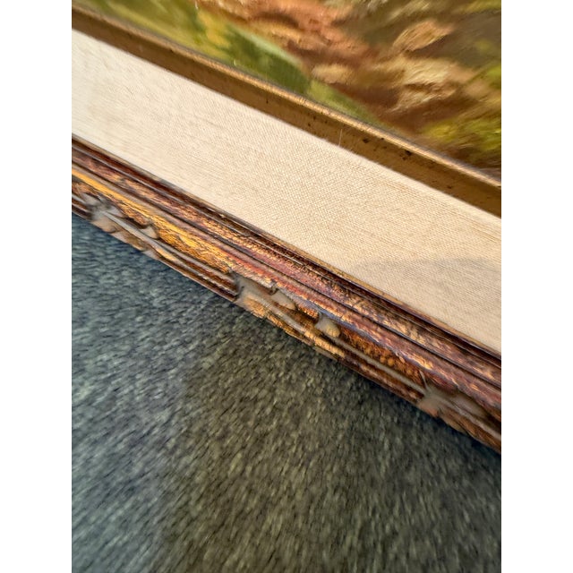 Franz Joseph Feuer Original Landscape Oil Painting, Framed For Sale - Image 10 of 12