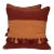 Throw Pillows, Rosewood Red Tasseled Zippered Pillows, 2000s - a Pair For Sale