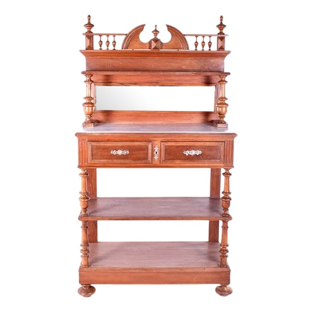 20th Century Henry II Cabinet in Walnut, 1900s For Sale