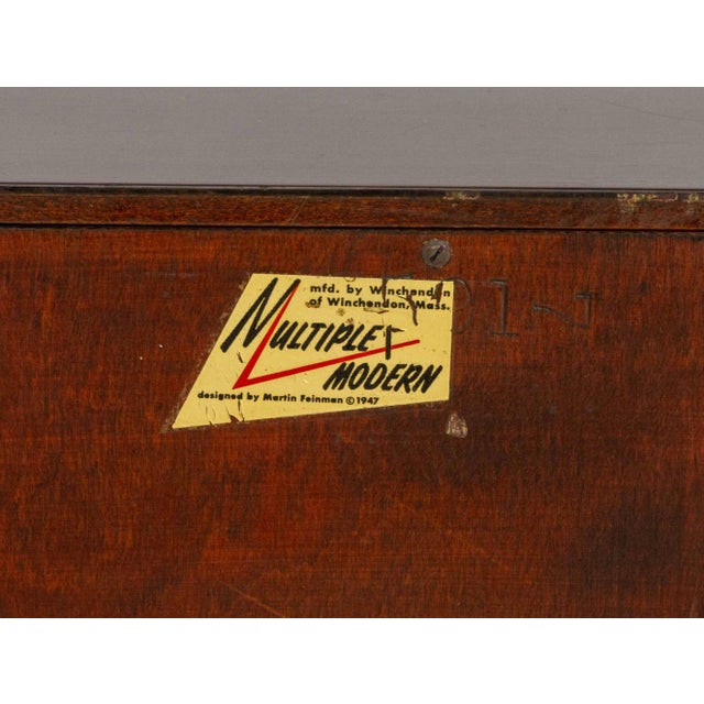 Turquoise Martin Feinman for Multiplex Modern Rosewood Cabinet For Sale - Image 8 of 8