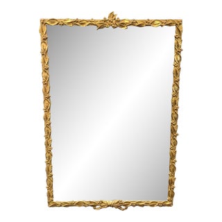 Carver's Guild Leaf & Berry Mirror For Sale