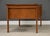 Mid 20th Century Refinished Danish Modern Teak Desk For Sale - Image 4 of 10