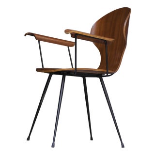 Vintage Armchair by Carlo Ratti, 1950s For Sale