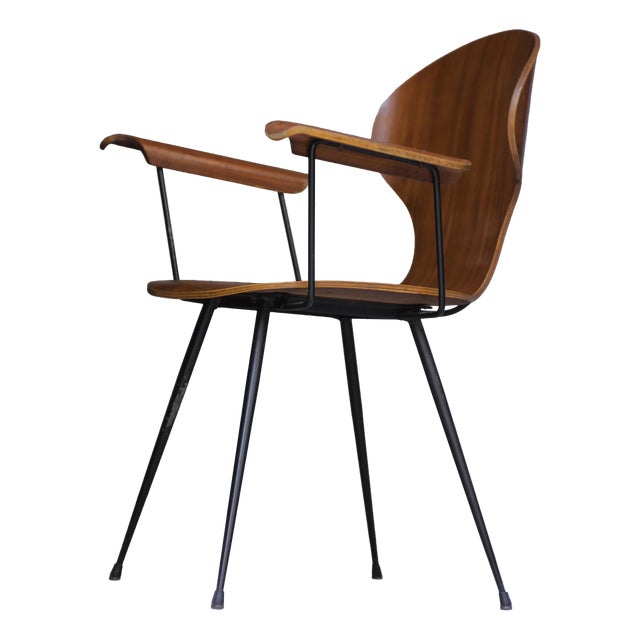 Vintage Armchair by Carlo Ratti, 1950s For Sale