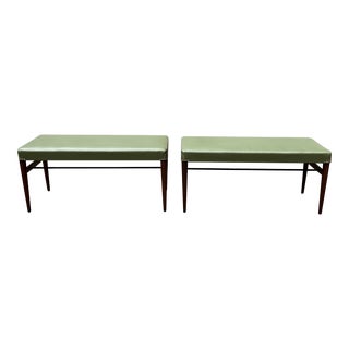 1960s Mid-Century Modern Benches a Set - Set of 2 For Sale