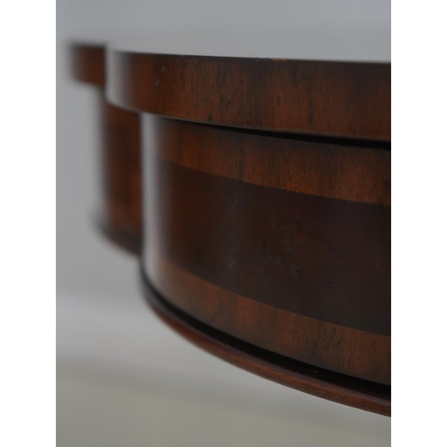 Maitland Smith 8115-30 Mahogany Lamp Table For Sale - Image 13 of 18