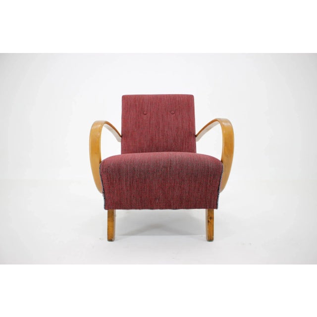 Armchair by Jindrich Halabala, 1950s For Sale - Image 6 of 7