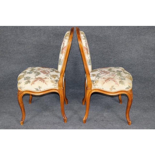 1920s Large Set 24 Antique French Louis XV Style Dining Chairs For Sale - Image 5 of 14