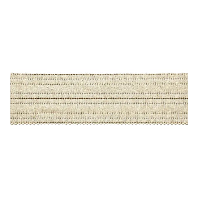 Sample - Schumacher Vincent Linen Braid in String For Sale