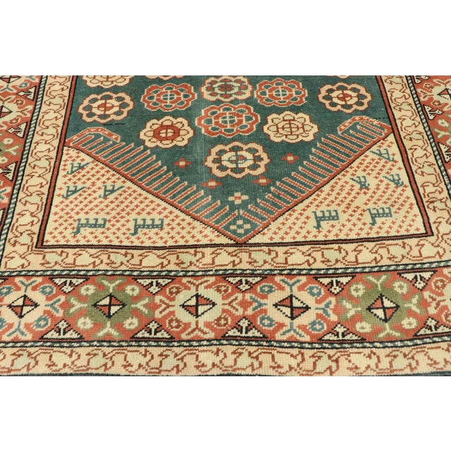 Antique Turkish Oushak Rug, 04'07 X 05'10 For Sale - Image 4 of 10
