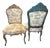 Toile 18th Century Louis XV Period Chairs For Sale