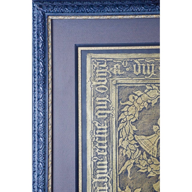 Grote Kerk Church, Breda, Netherlands: Framed Rubbing of 1550 Brass Monument For Sale - Image 11 of 12