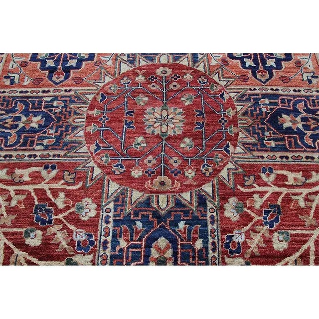 2010s Handwoven Bakhtiari Style Area Rug 10’4″ X 13’9″ For Sale - Image 10 of 12