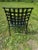 Newly Powder Coated Black Patio Dining Table & 4 Chairs For Sale - Image 10 of 10
