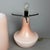 Glass Large Vintage Opal Glass Pink Table Lamp Bohemia Crystalex, 1970s For Sale - Image 7 of 15