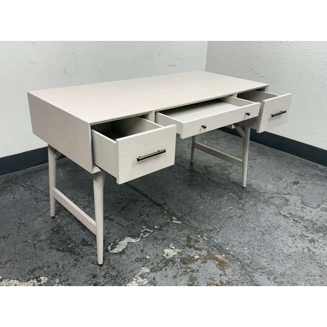 West Elm Williams Sonoma for West Elm Mid-Century Desk For Sale - Image 4 of 12