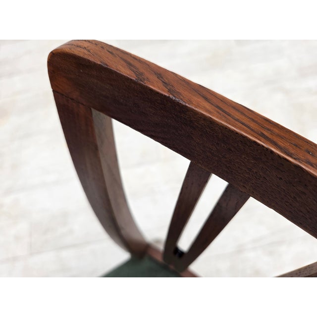Wood Danish Dining Chairs in Furniture Wool and Oak Wood, 1960s, Set of 6 For Sale - Image 7 of 18