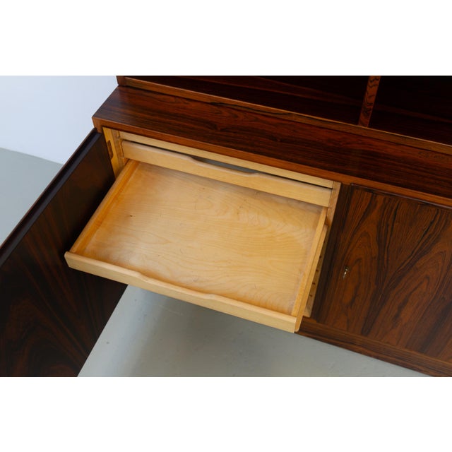 Large Danish Modern Rosewood Bookcase by Carlo Jensen for Hundevad, 1960s For Sale - Image 16 of 18