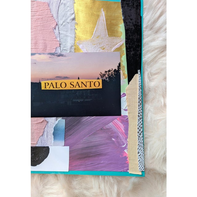 Palo Santo Contemporary Mixed Media Analog Collage For Sale - Image 4 of 6