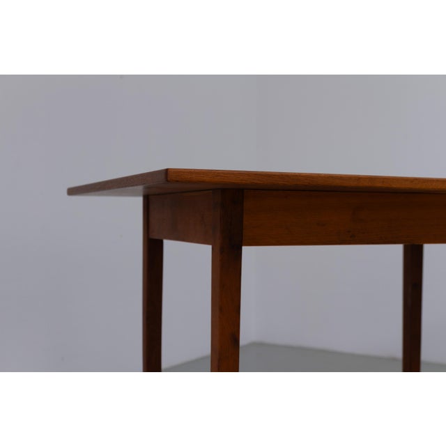 1950s Mid-Century Danish Compact Folding Oak Dining Table attributed to Børge Mogensen, 1950s For Sale - Image 5 of 18