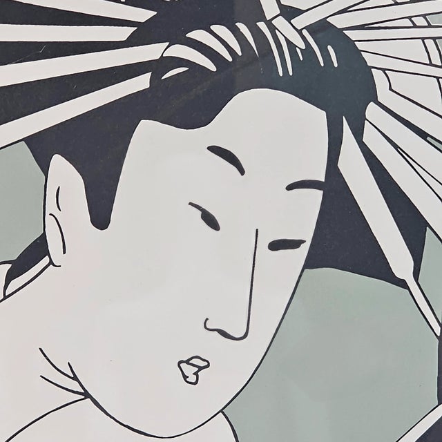 Japanese Japanese Geisha Art Print Carol Goodkind Limited Edition Signed For Sale - Image 3 of 10