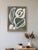 Contemporary 2026 "Orchidea" Abstract Botanical Painting on Cotton Paper Unframed by Artist r.k. Red For Sale - Image 3 of 5