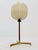 Mid-Century Cocoon Teak and Brass Table Lamp from Vereinigte Werkstätten Munich, 1960s For Sale - Image 12 of 12