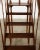 English Arts and Crafts Period Oak Library Step Staircase For Sale - Image 9 of 12