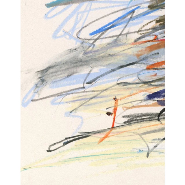 Textile "Blue Notes #13" Unframed For Sale - Image 7 of 8