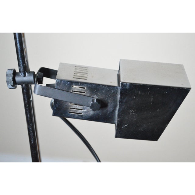 1970s Koch Lowy Style Adjustable Chrome Spot Light Floor Lamp For Sale - Image 9 of 16