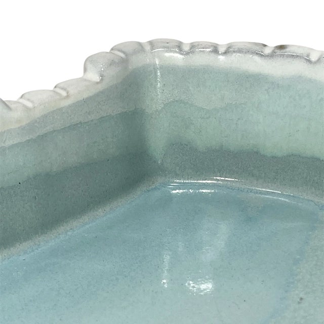 Off-white Mid Century Modernist Ikebana Ceramic Vase For Sale - Image 8 of 10